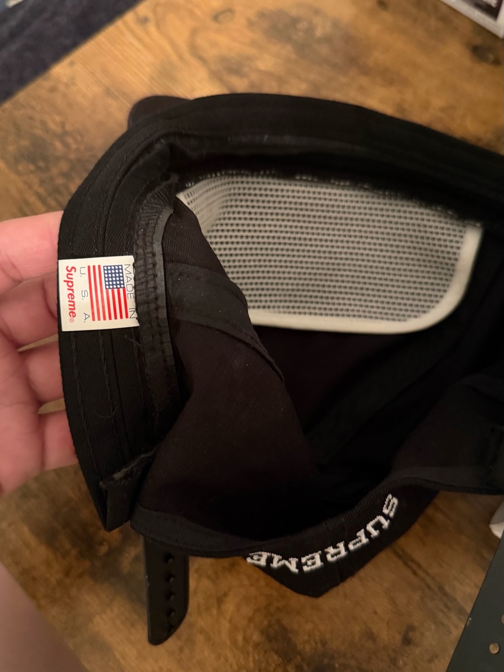 Supreme Mary 5-Panel Cap in Black from their Fall/Winter 2019 (FW19) collection - Picture 7 of 8